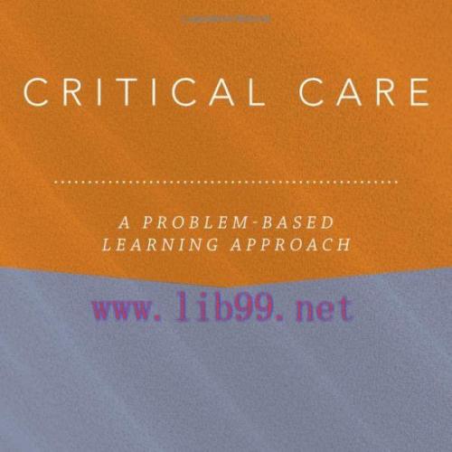 [AME]Critical Care: A Problem-Based Learning Approach (Anaesthesiology: A Problem Based Learnin...