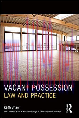 (PDF)Vacant Possession 1st Edition