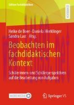 [PDF]Beobachten im fachdidaktischen Kontext: Sch&uuml;lerinnen- und Sch&uuml;lerperspektiven auf die Bear...