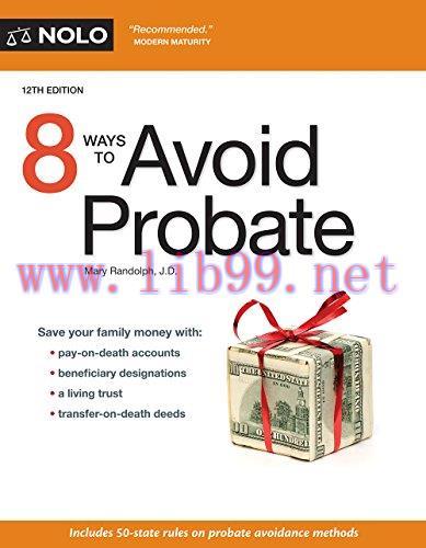 [FOX-Ebook]8 Ways to Avoid Probate, 12th Edition