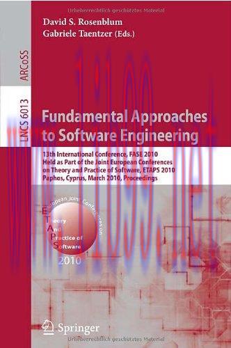 [FOX-Ebook]Fundamental Approaches to Software Engineering