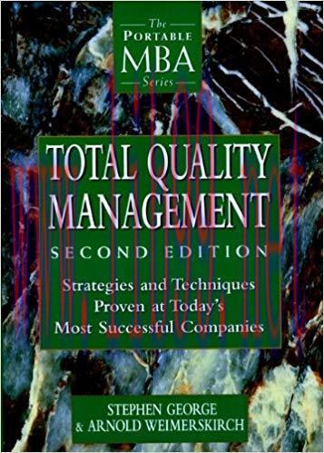 (PDF)Total Quality Management: Strategies and Techniques Proven at Today&rsquo;s Most Successful Comp...