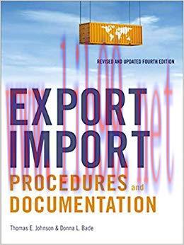 (PDF)Export/Import Procedures and Documentation 4th Edition