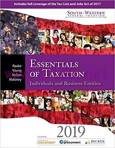 [PDF]South-Western Federal Taxation 2019 Essentials of Taxation Individuals and Business Entiti...