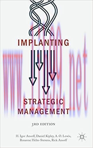 [PDF]Implanting Strategic Management 3rd Edition