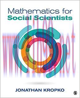 (PDF)Mathematics for Social Scientists (NULL)