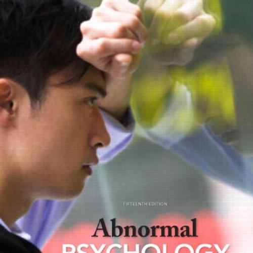 Abnormal Psychology 15th Edition by Butcher