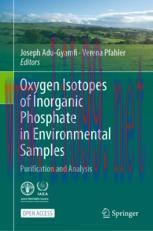 [PDF]Oxygen Isotopes of Inorganic Phosphate in Environmental Samples: Purification and Analysis