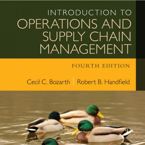 Introduction to Operations and Supply Chain Management 4th Edition