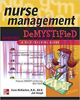 (PDF)Nurse Management Demystified 1st Edition