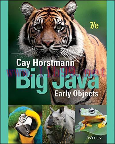 (PDF)Big Java: Early Objects, 7th Edition