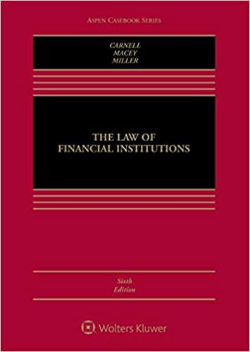 The Law of Financial Institutions 6th Edition