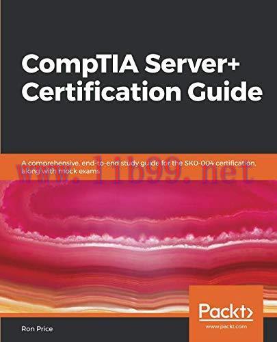 [FOX-Ebook]CompTIA Server+ Certification Guide