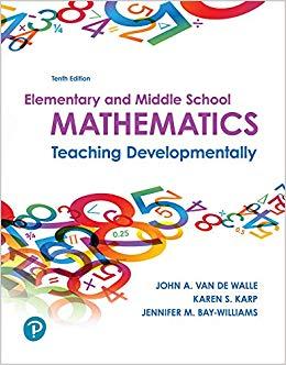 (PDF)Elementary and Middle School Mathematics Teaching Developmentally 10th Edition