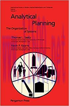 (PDF)Analytical Planning: The Organization of System (International Series in Modern Applied Ma...