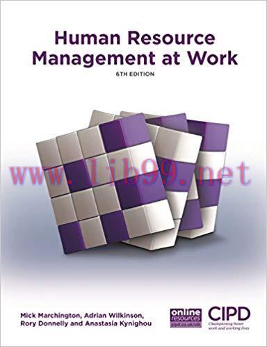 Human Resource Management at Work 6th Edition,