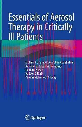 [AME]Essentials of Aerosol Therapy in Critically ill Patients (Original PDF)