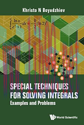 [FOX-Ebook]Special Techniques For Solving Integrals: Examples And Problems