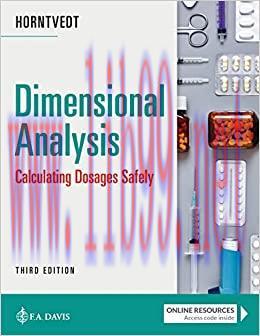 [AME]Dimensional Analysis: Calculating Dosages Safely, Third Edition (EPUB + Converted PDF)