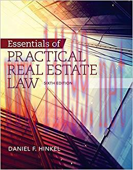 Essentials of Practical Real Estate Law 6th Edition,