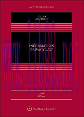 (PDF)Information Privacy Law (Aspen Casebook Series) 6th Edition