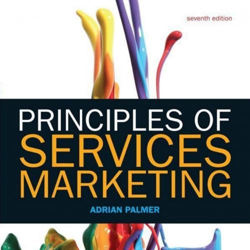 Principles of Services Marketing 7th Edition by Palmer, Adrian