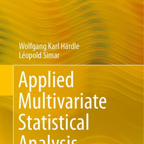 Applied Multivariate Statistical Analysis 4th Edition - Wei Zhi
