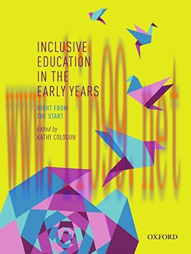 [AME]Inclusive Education in the Early Years: Right from_ the Start (Original PDF)