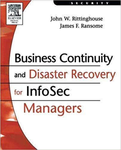 (PDF)Business Continuity and Disaster Recovery for InfoSec Managers 1st Edition