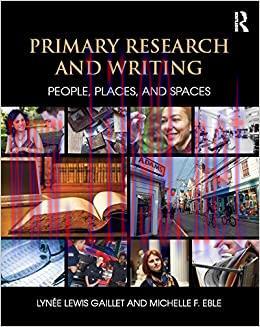 (PDF)Primary Research and Writing: People, Places, and Spaces
