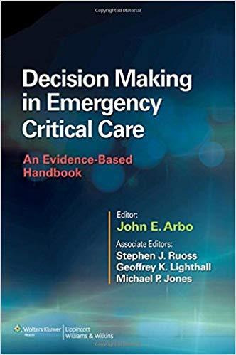 Decision Making in Emergency Critical Care +EPUB版