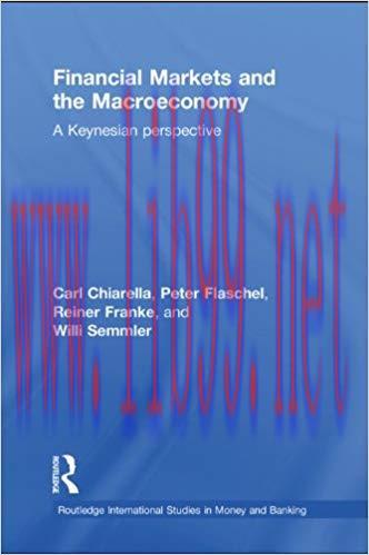 (PDF)Financial Markets and the Macroeconomy: A Keynesian Perspective (Routledge International S...