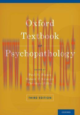 [AME]Oxford Textbook of Psychopathology, 3rd Edition