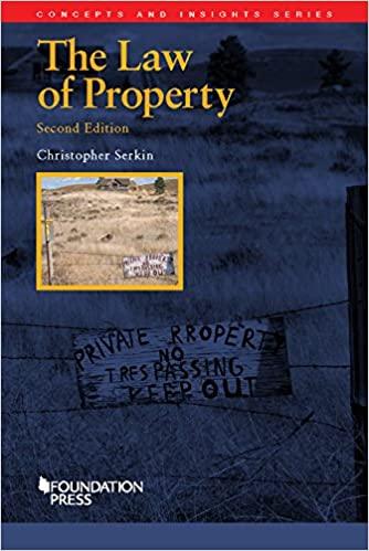 (PDF)The Law of Property (Concepts and Insights)