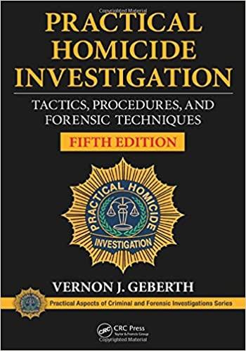 (PDF)Practical Homicide Investigation Tactics, Procedures, and Forensic Techniques, Fifth Editi...