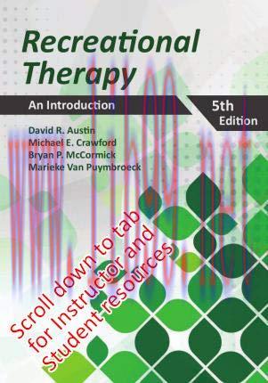 [AME]Recreational Therapy: An Introduction 5e (Original PDF)