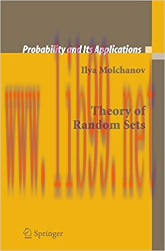 (PDF)Theory of Random Sets (Probability and Its Applications) 2005 Edition