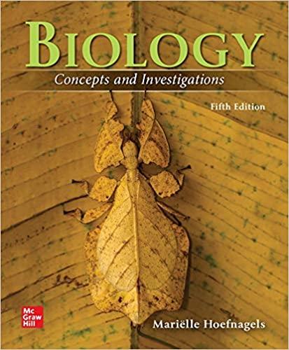 Biology Concepts and Investigations 5th Edition