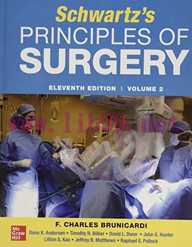 [AME]SCHWARTZ&rsquo;S PRINCIPLES OF SURGERY, 2-Volume Set, 11th Edition (Videos)
