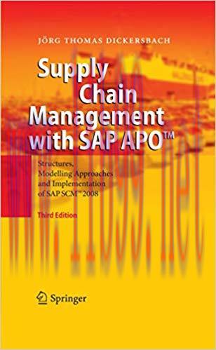 (PDF)Supply Chain Management with SAP APO&trade;: Structures, Modelling Approaches and Implementation...