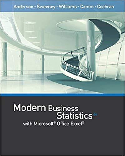 (Solution Manual)Modern Business Statistics with Microsoft Office Excel 6th Edition.zip