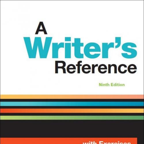 Writer's Reference with Exercises 9th Edition, A - Diana Hacker & Nancy Sommers