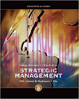 (PDF)Strategic Management: Concepts and Cases: Competitiveness and Globalization 10th Edition
