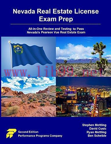 Nevada Real Estate License Exam Prep: All-in-One Review and Testing to Pass Nevada&rsquo;s Pearson Vu...