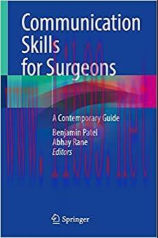 [AME]Communication Skills for Surgeons: A Contemporary Guide (Original PDF)