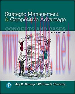 (PDF)Strategic Management and Competitive Advantage: Concepts and Cases 6th Edition