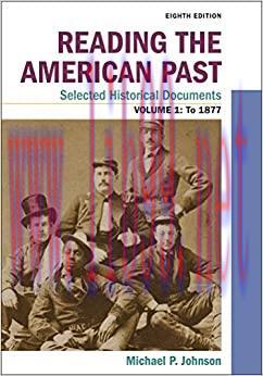 (PDF)Reading the American Past: Selected Historical Documents, Volume 1: To 1877