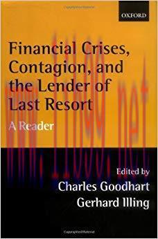(PDF)Financial Crises, Contagion, and the Lender of Last Resort: A Reader 1st Edition
