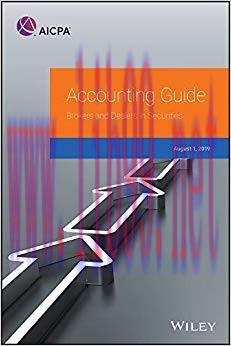 (PDF)Accounting Guide: Brokers and Dealers in Securities 2019 (AICPA) 1st Edition