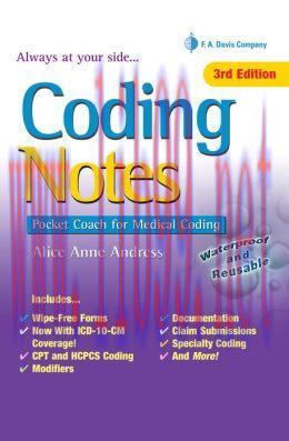 [AME]Coding Notes: Pocket Coach for Medical Coding, 3rd Edition (PDF)